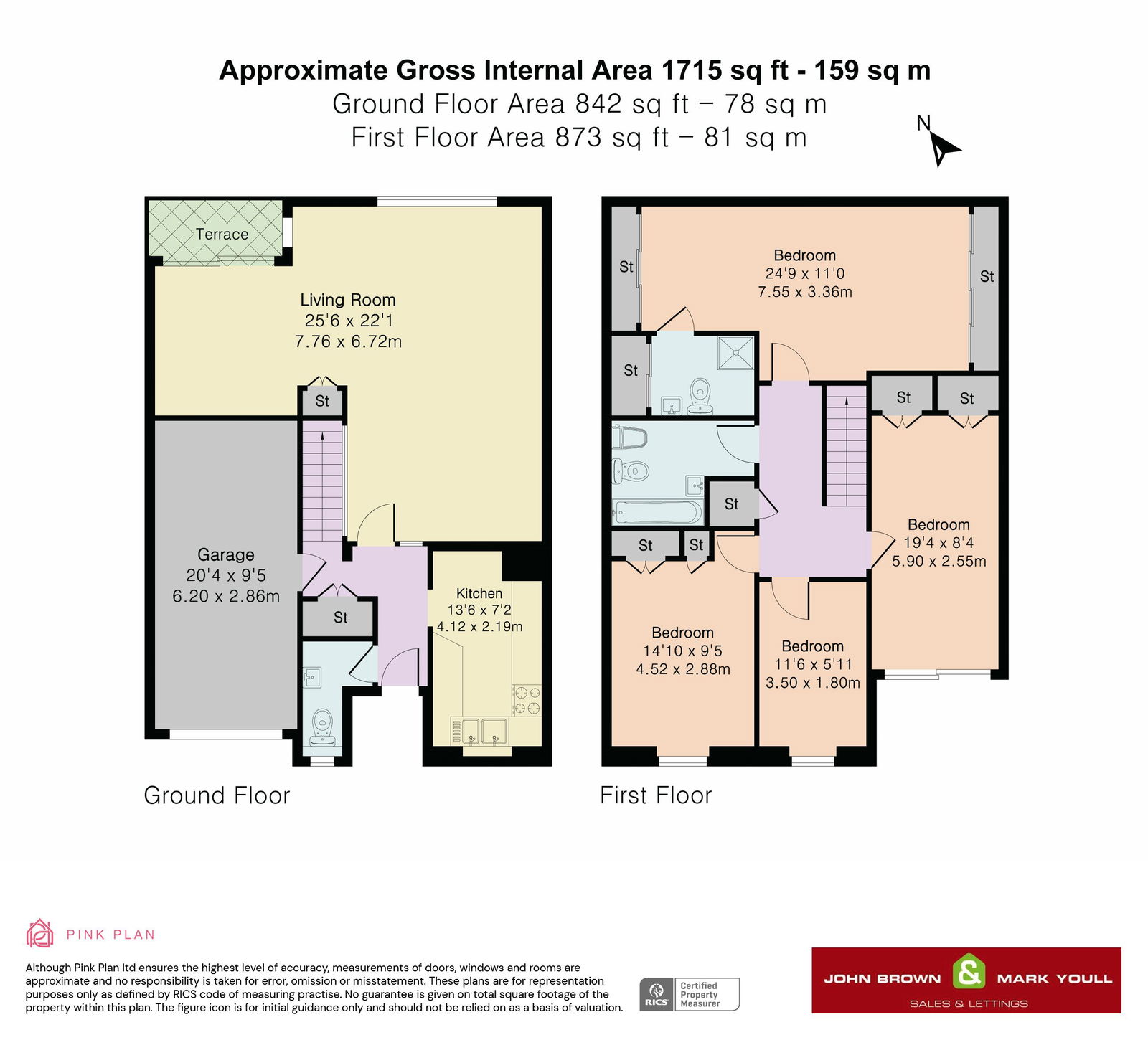 Floorplan for Alder Croft, Coulsdon, CR5 2SN