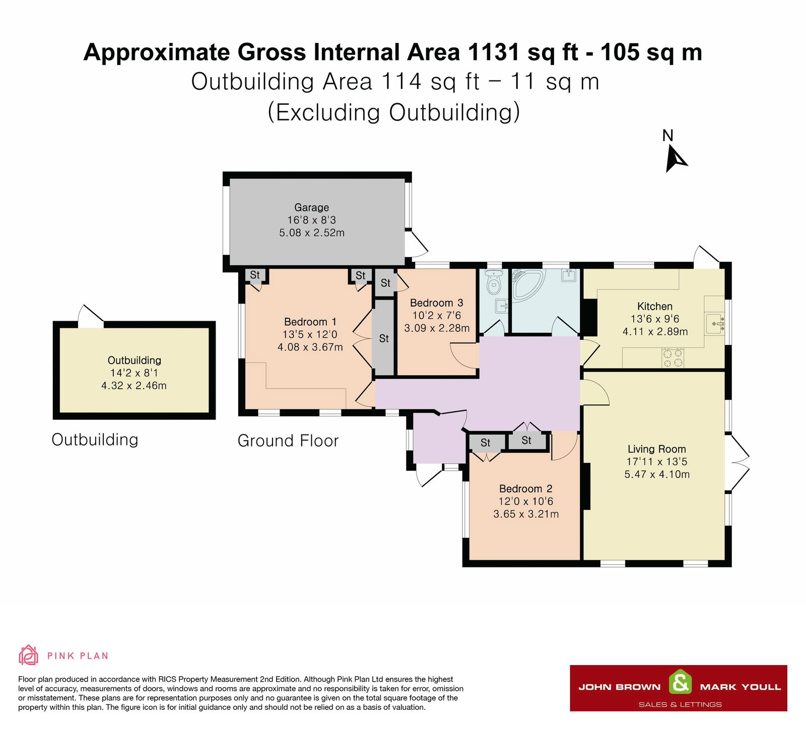 Floorplan for Bishops Close, Coulsdon, CR5 1HH