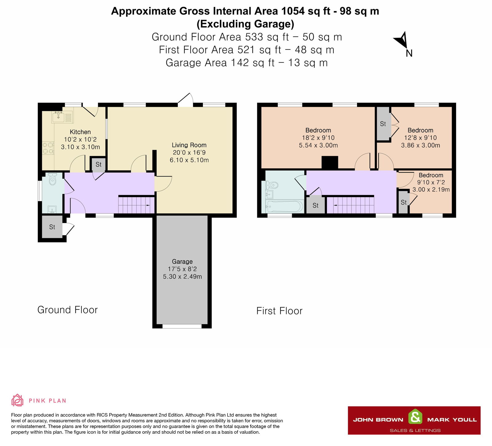 Floorplan for Byron Avenue, Coulsdon, CR5 2JS