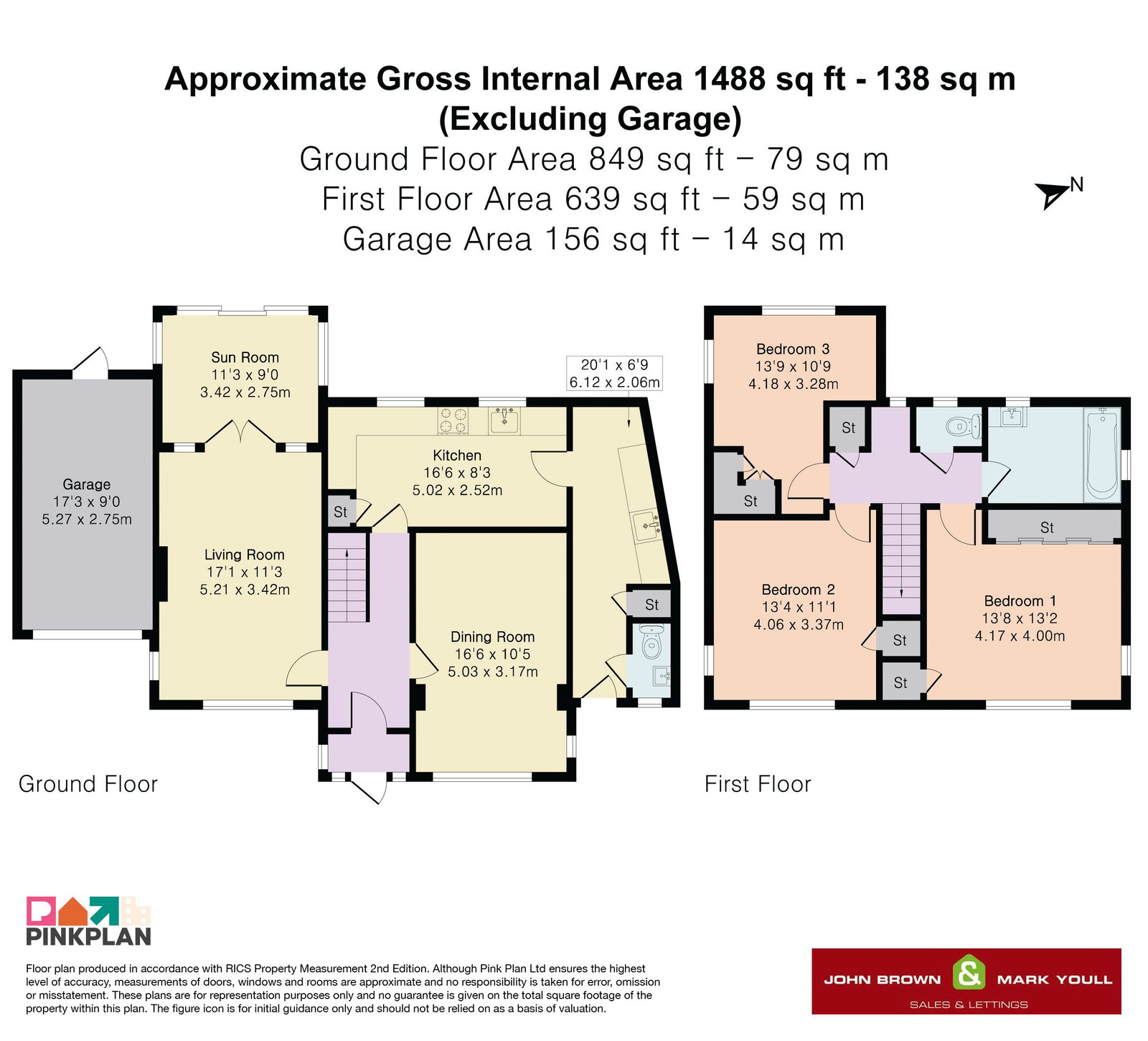 Floorplan for Bradmore Green, Coulsdon, CR5 2LQ