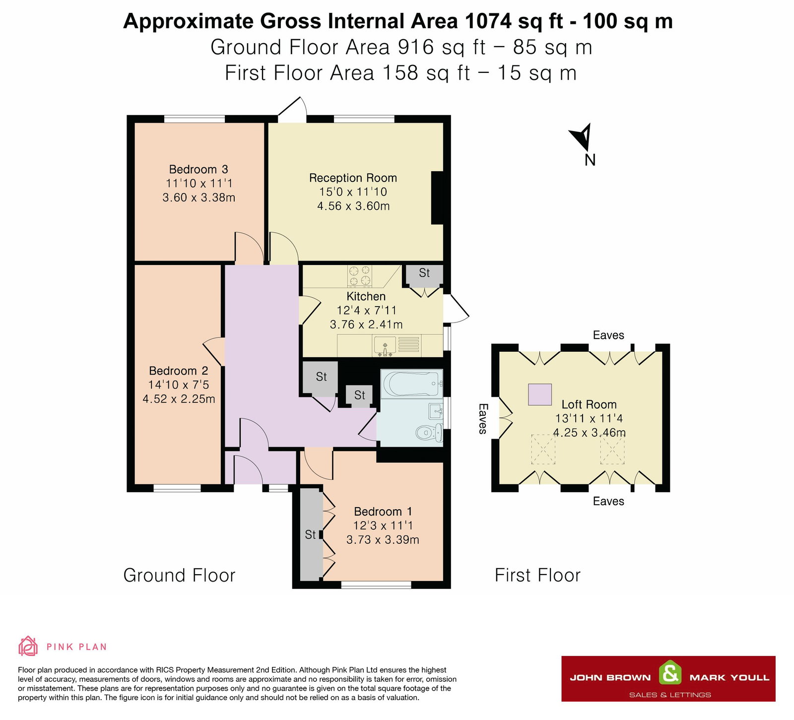 Floorplan for Rydons Wood Close, Old Coulsdon, Surrey, CR5 1ST