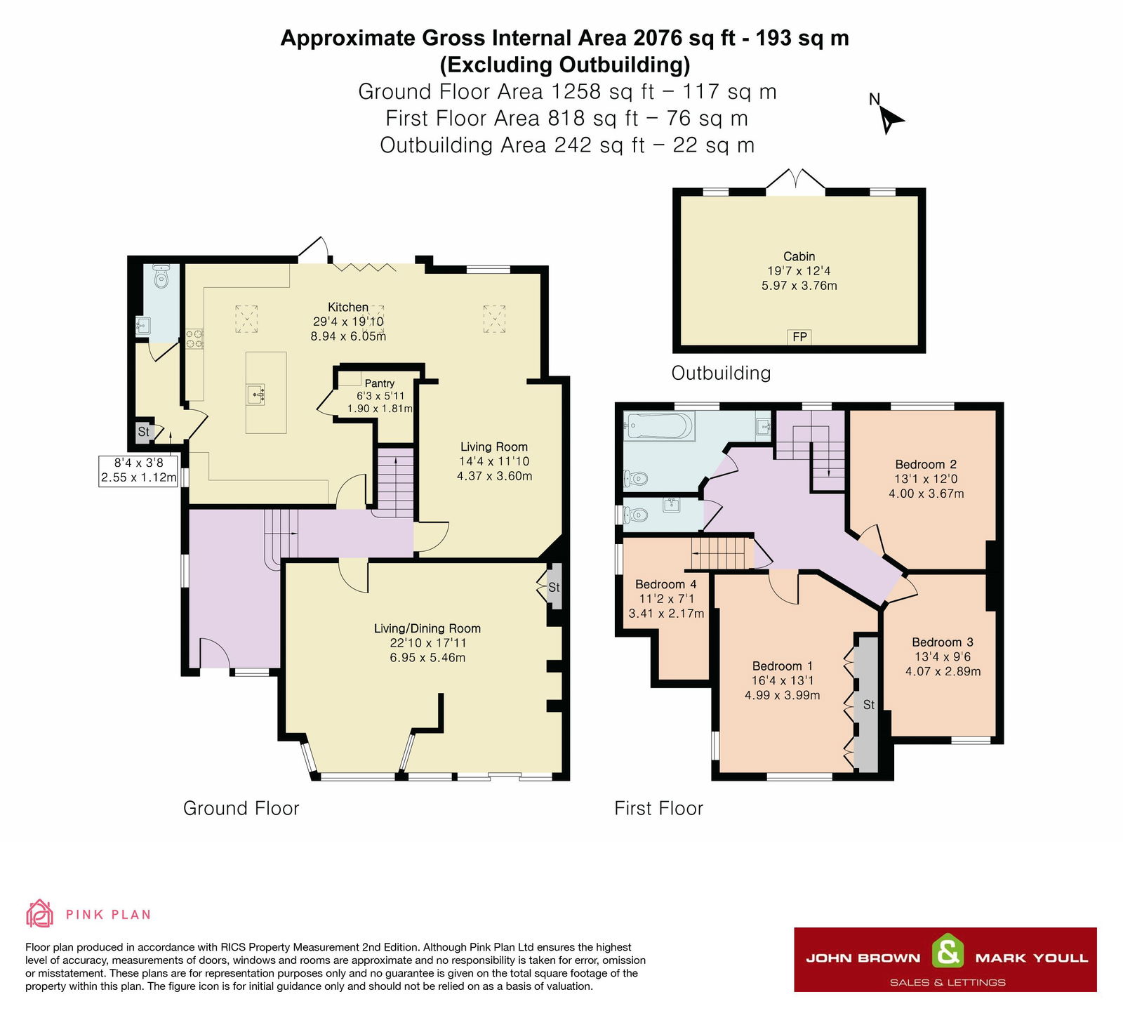 Floorplan for Bradmore Way, Coulsdon, CR5 1PE