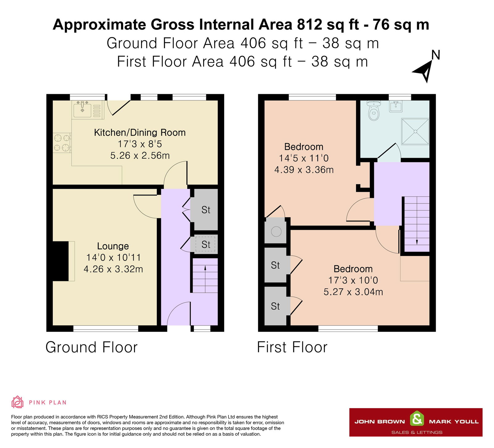 Floorplan for The Glade, Coulsdon