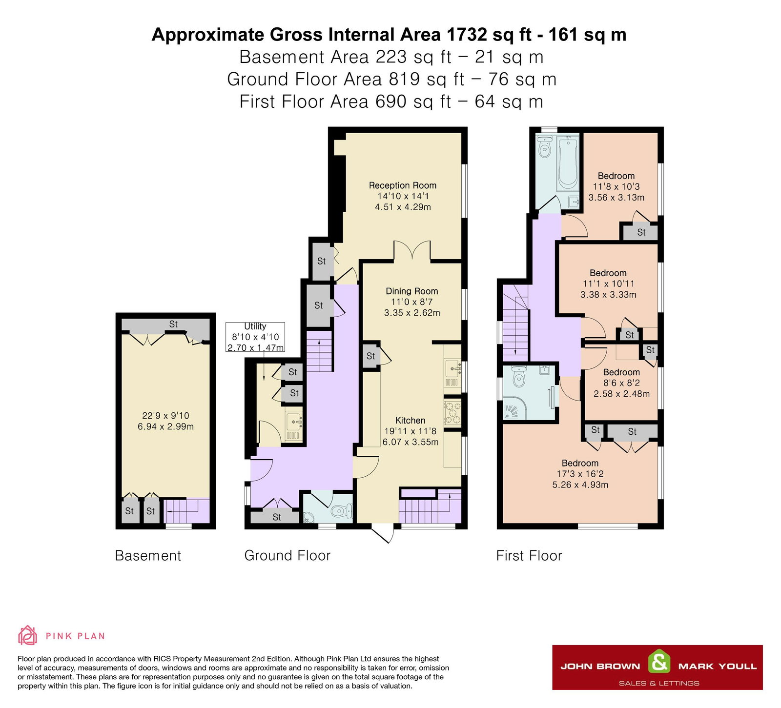 Floorplan for Ditches Lane, Coulsdon, CR5 1DA