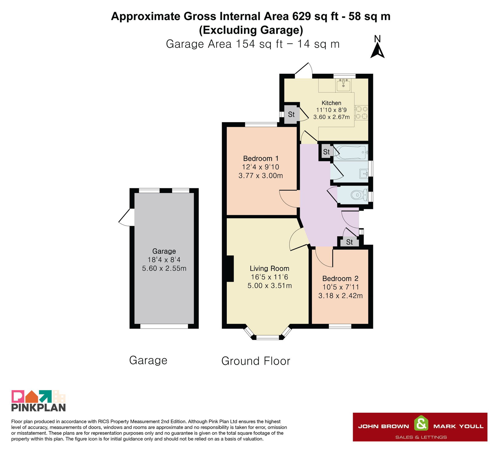 Floorplan for Kerrill Avenue, Coulsdon, CR5 1QB