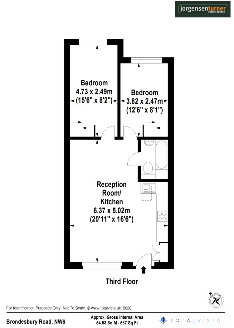 Floorplan for Brondesbury Road, Kilburn, NW6