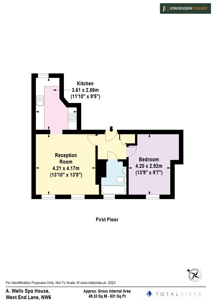 Floorplan for West End Lane NW6