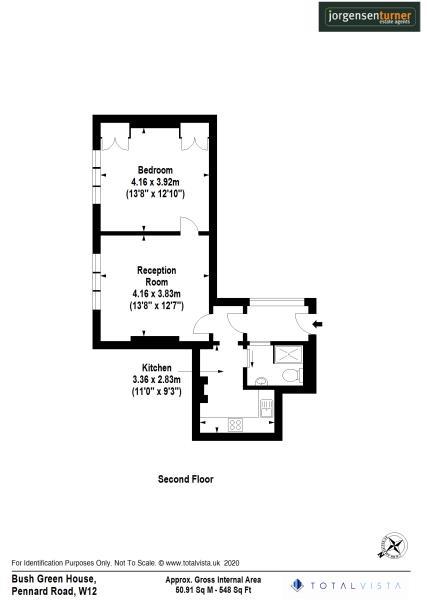 Floorplan for Pennard Road, Shepherds Bush, W12