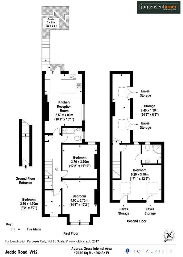 Floorplan for Jeddo Road, London
