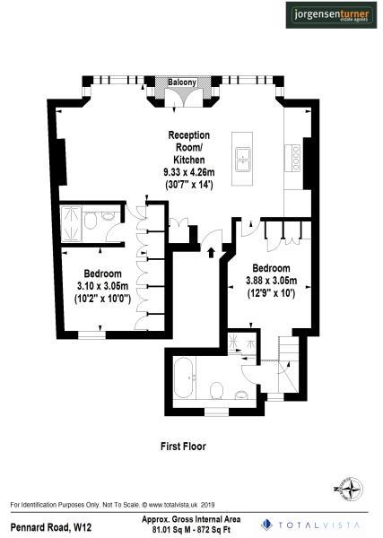 Floorplan for Pennard Road, London