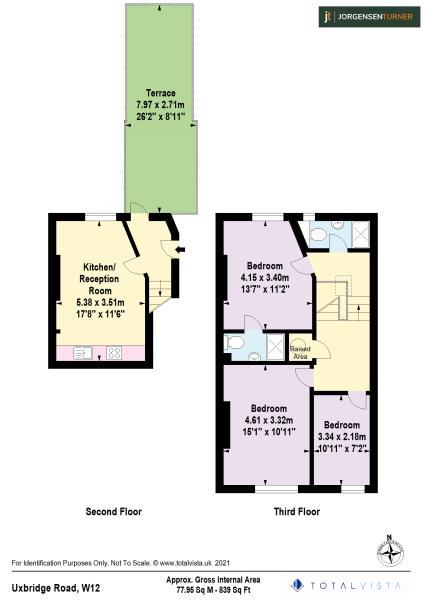 Floorplan for Uxbridge Road, Shepherds Bush