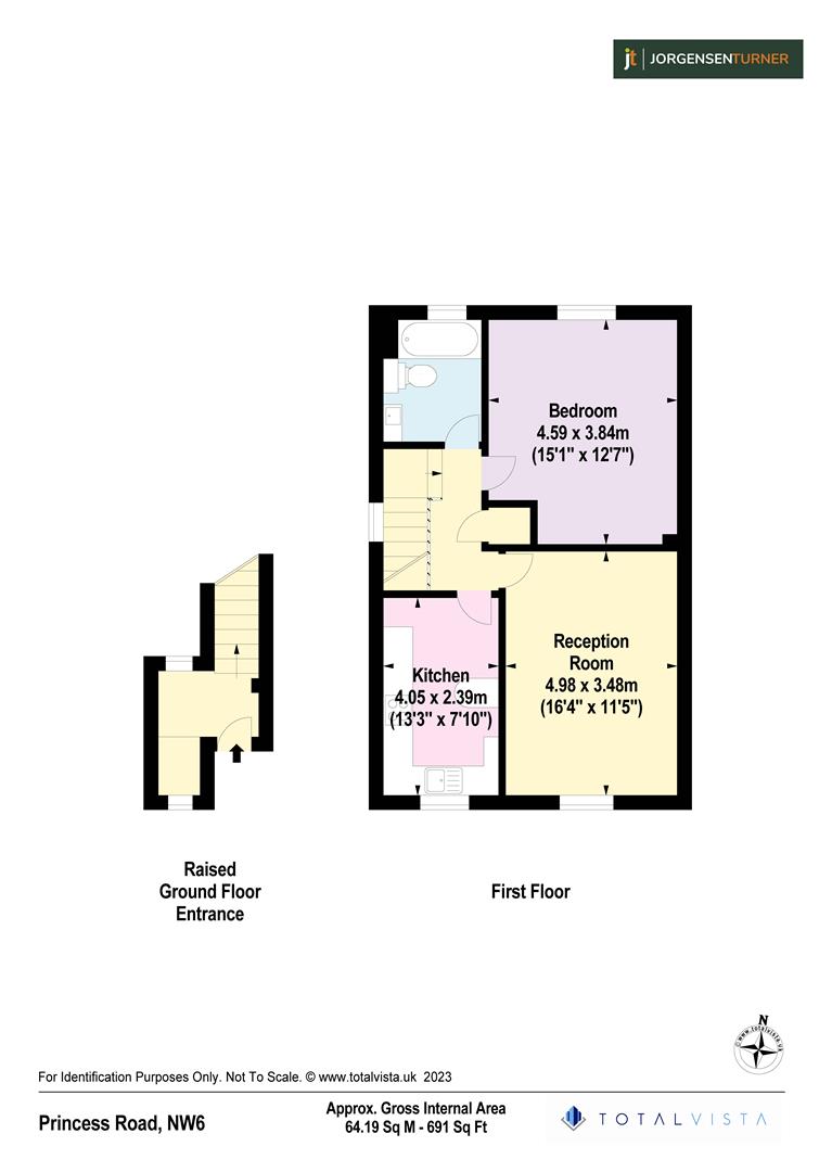 Floorplan for Princess Road, Kilburn Park
