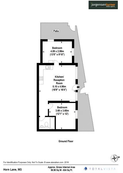 Floorplan for Horn Lane, Acton, London,