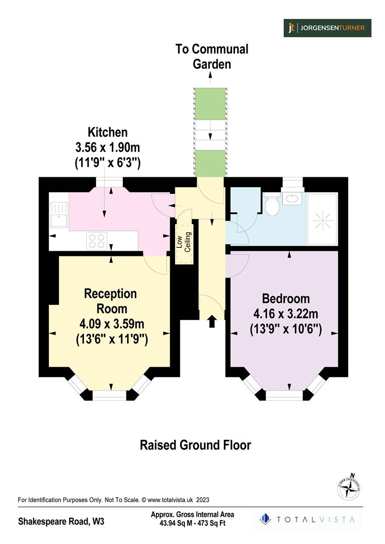 Floorplan for Shakespeare Road, London