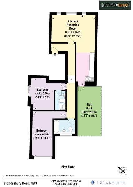 Floorplan for Brondesbury Road, London