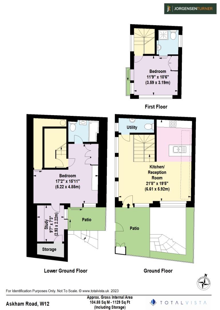 Floorplan for Askham Road, London