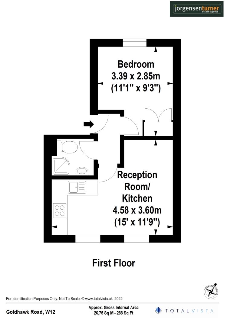 Floorplan for Goldhawk Road, London