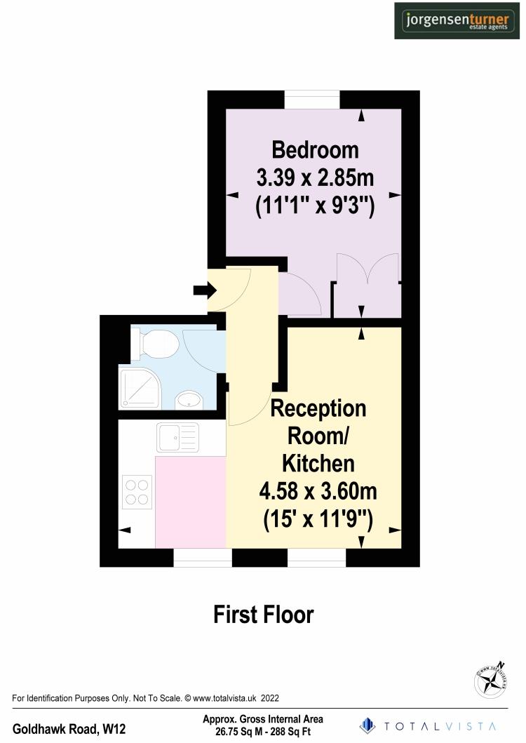 Floorplan for Goldhawk Road, London