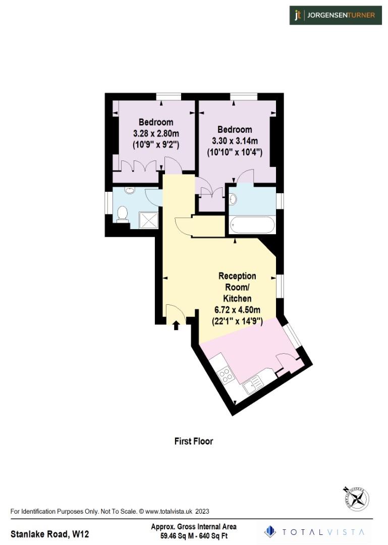 Floorplan for Stanlake Road, London