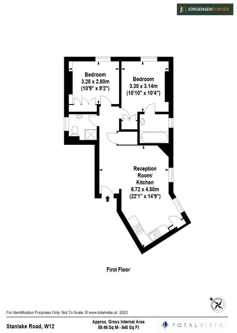 Floorplan for Stanlake Road, London