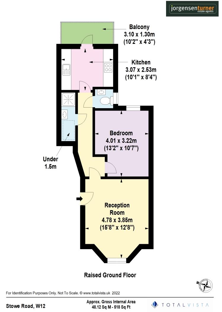 Floorplan for Stowe Road, London