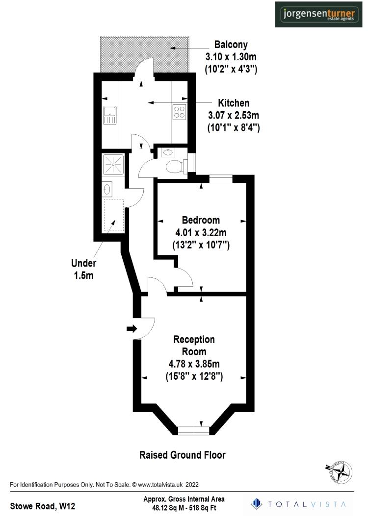 Floorplan for Stowe Road, London