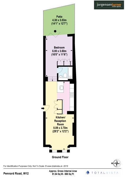 Floorplan for Pennard Road, London