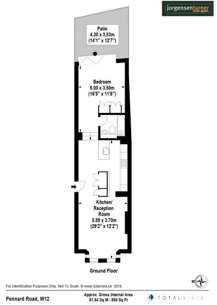 Floorplan for Pennard Road, London