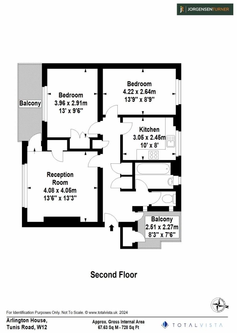 Floorplan for Tunis Road, Shepherds Bush