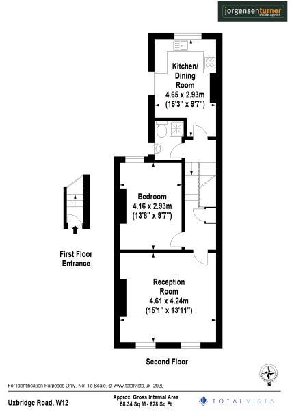 Floorplan for Uxbridge Road, Shepherds Bush
