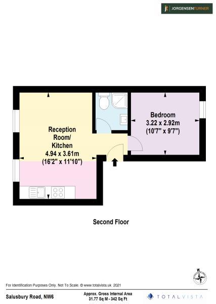 Floorplan for Salusbury Road, Queens Park, NW6