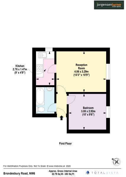 Floorplan for Brondesbury Road, Queens Park