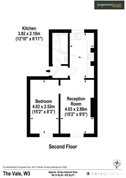 Floorplan for The Vale, Acton, W3