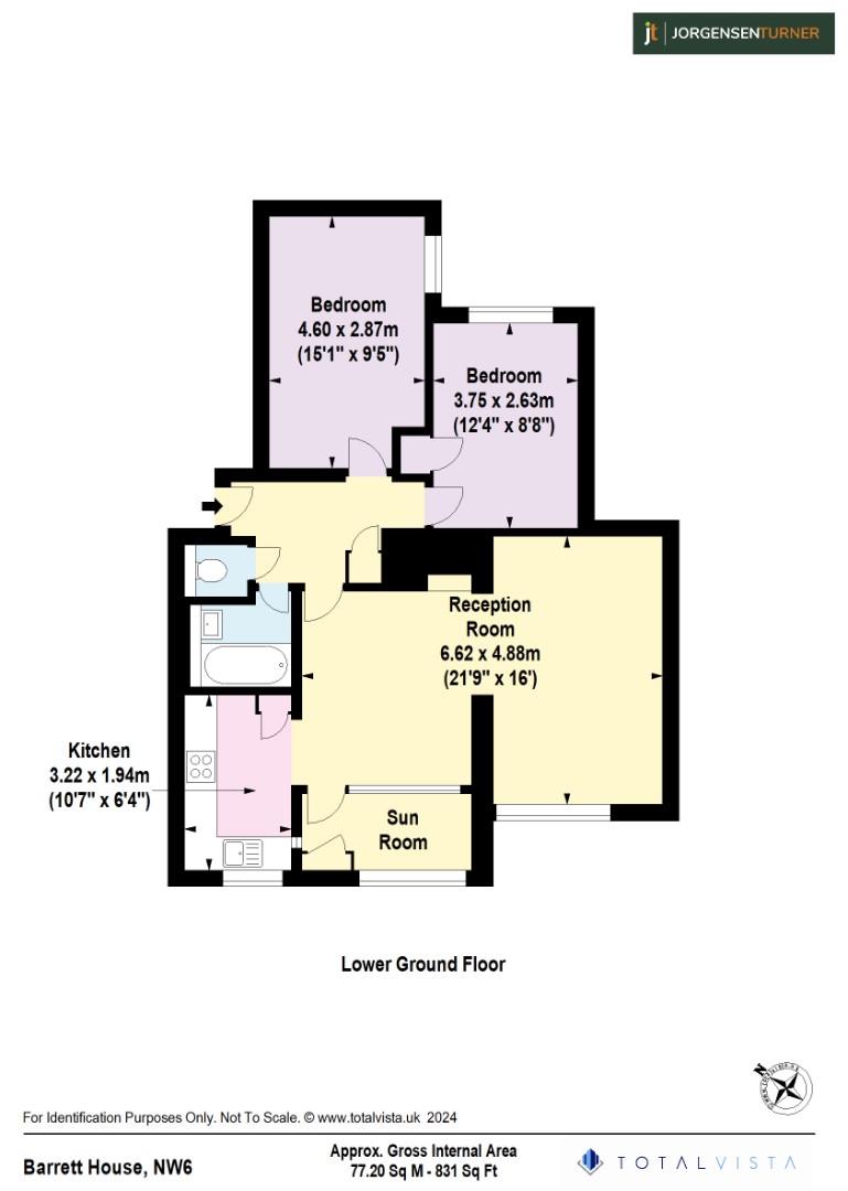 Floorplan for Barrett House, Victoria Road