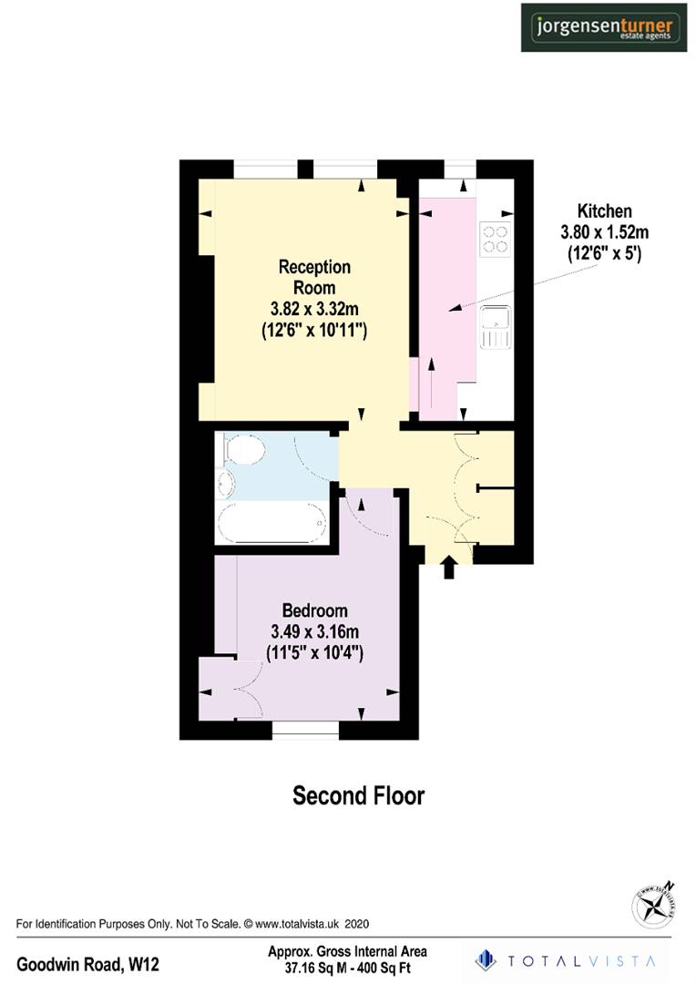 Floorplan for Goodwin Road, London