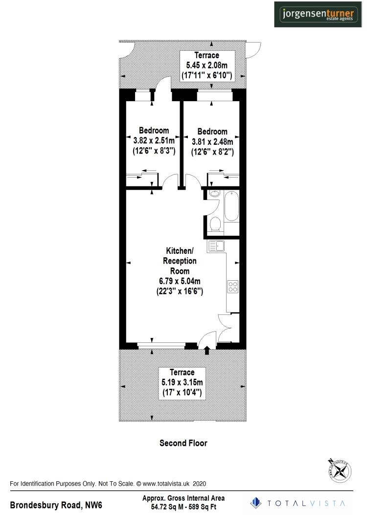Floorplan for Brondesbury Road, Kilburn