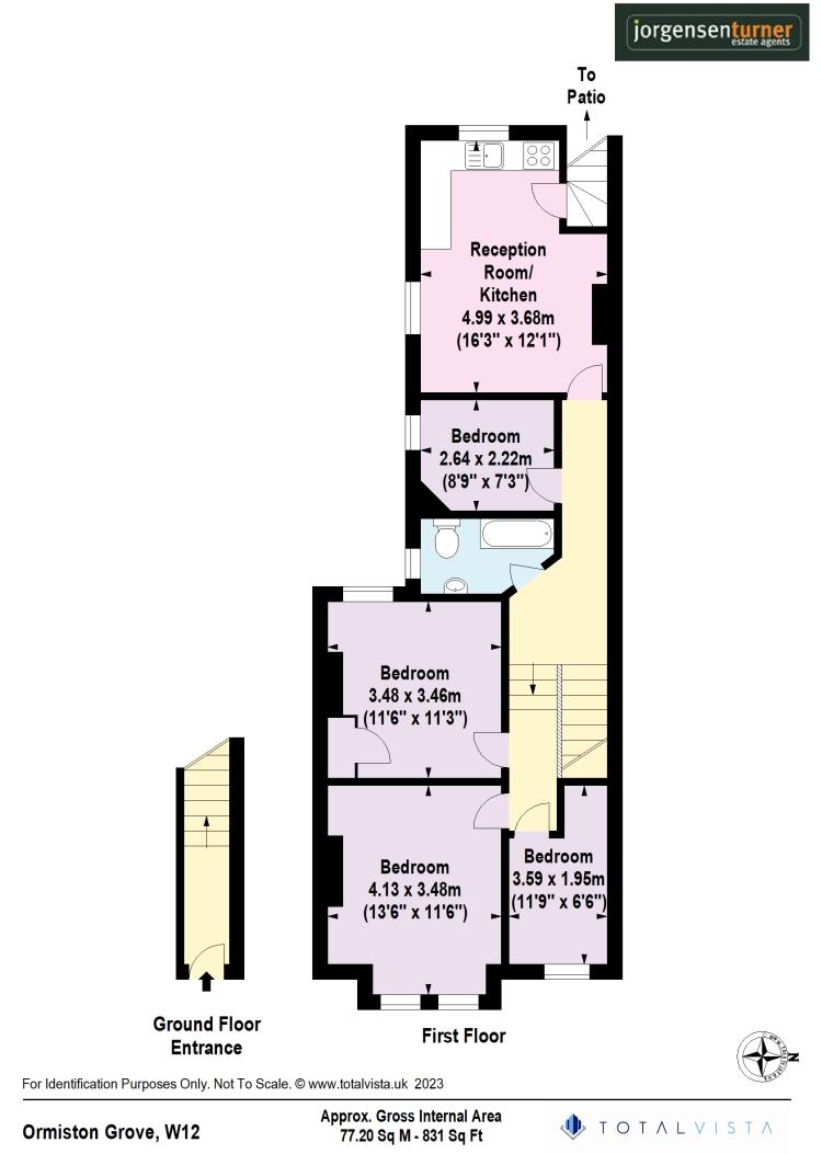 Floorplan for Ormiston Grove, Shepherds Bush, W12