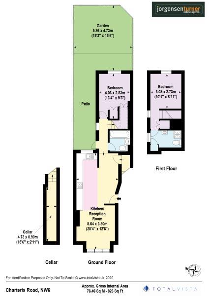 Floorplan for Charteris Road, Queens Park