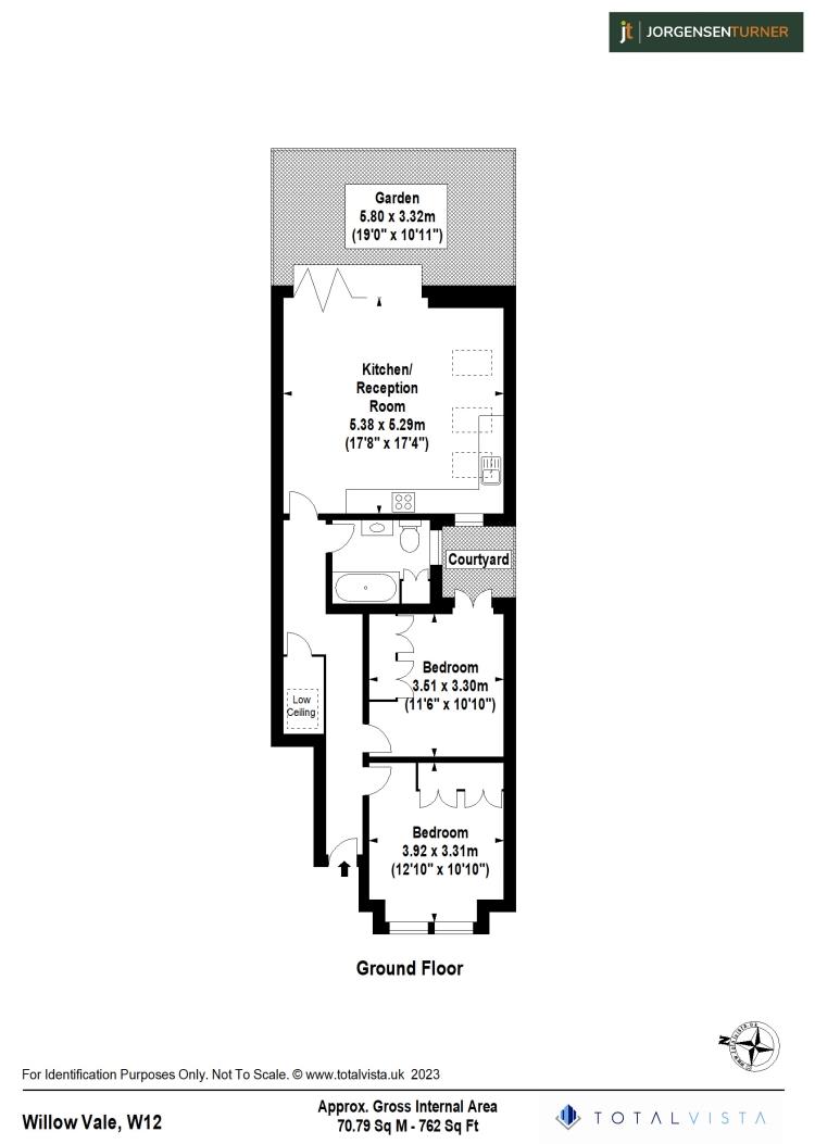 Floorplan for Willow Vale, Shepherds Bush, London