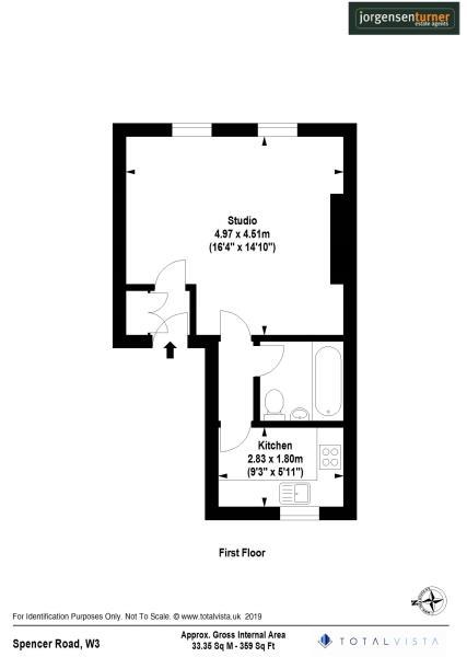 Floorplan for Spencer Road, Acton, London