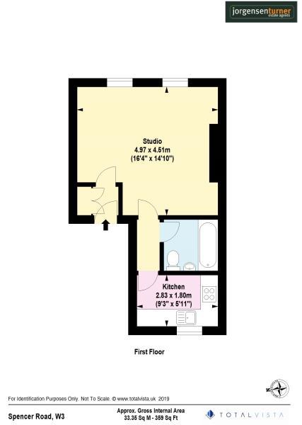 Floorplan for Spencer Road, Acton, London