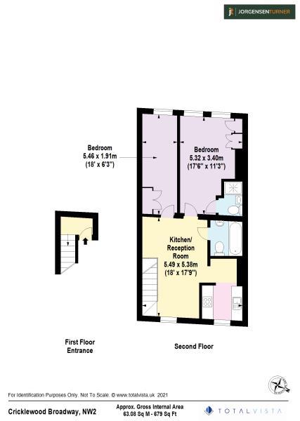 Floorplan for Cricklewood Broadway, NW2