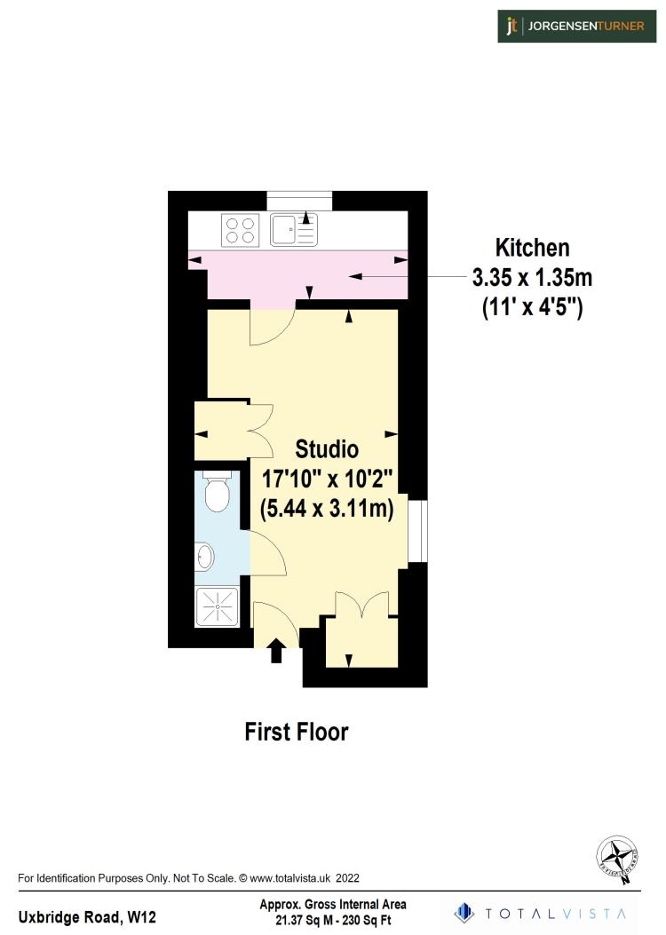Floorplan for Uxbridge Road, Shepherds Bush, London