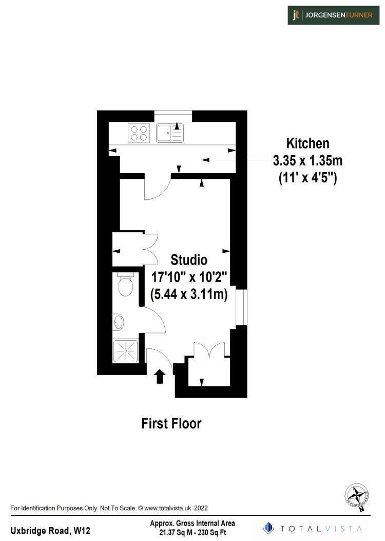 Floorplan for Uxbridge Road, Shepherds Bush, London