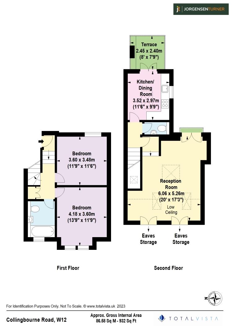 Floorplan for Collingbourne Road, London, W12