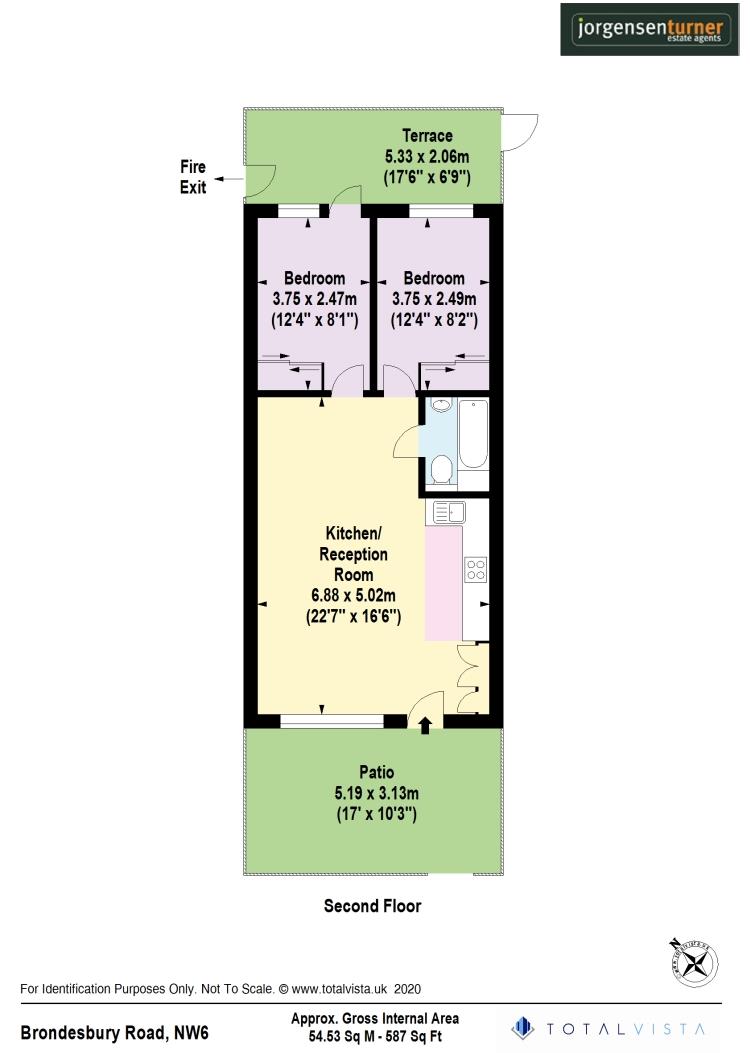 Floorplan for Brondesbury Road, London
