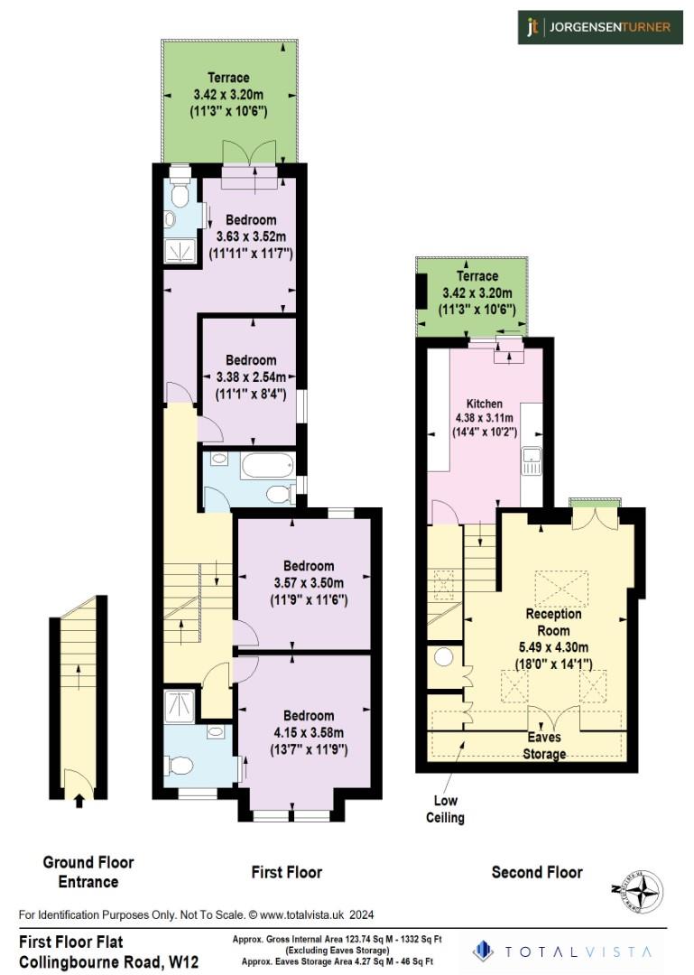 Floorplan for Collingbourne Road, Shepherds Bush, London, W12