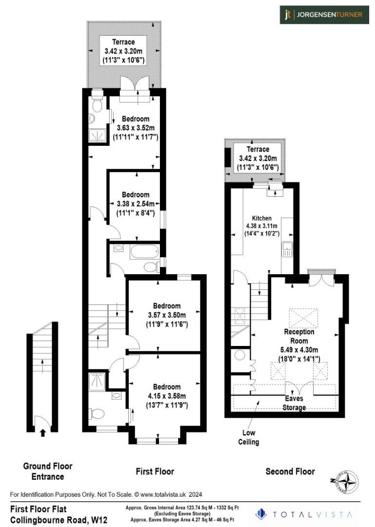 Floorplan for Collingbourne Road, Shepherds Bush, London, W12