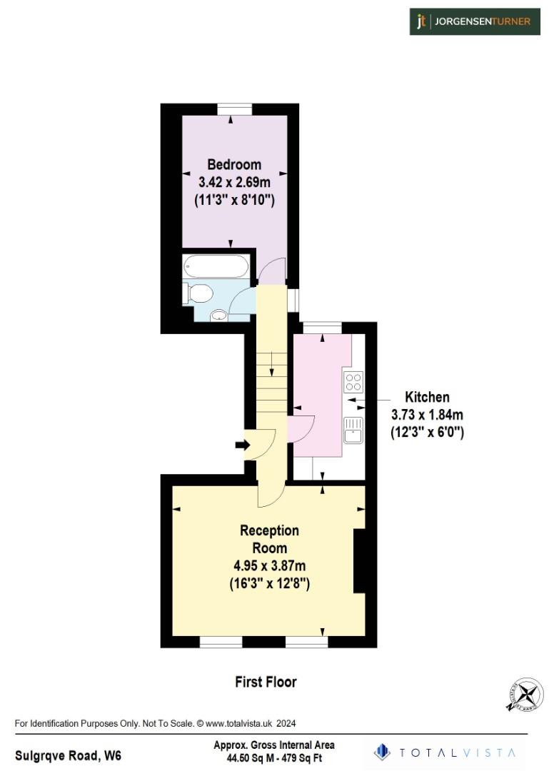 Floorplan for Sulgrave Road, London