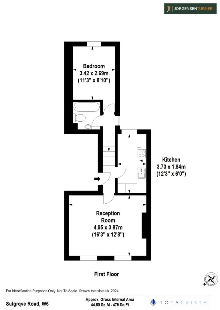 Floorplan for Sulgrave Road, London
